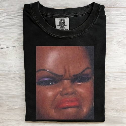 Crying Black Skin Girl Funny Meme Graphic Tee