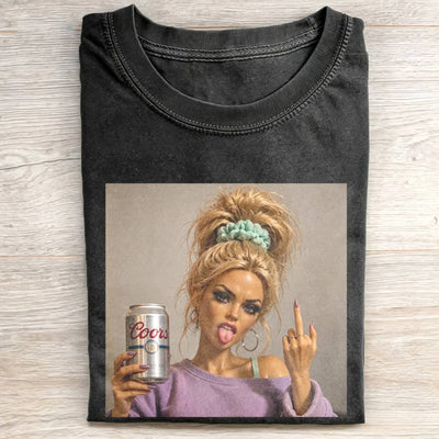 Disgusted Face Girl Funny Meme Tee