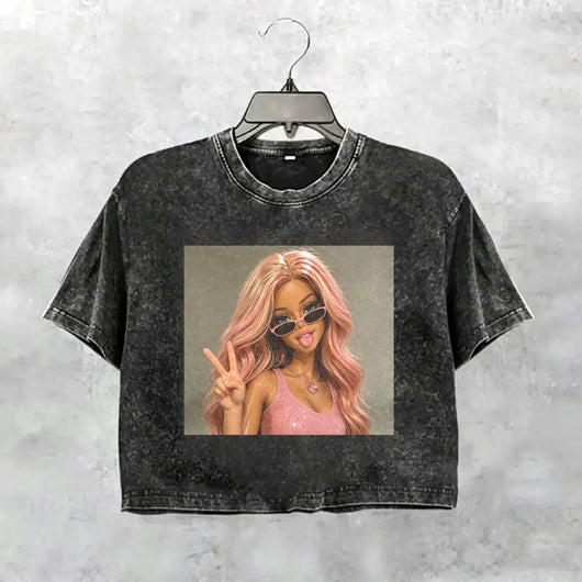Unhinged Girl Funny Meme Tee