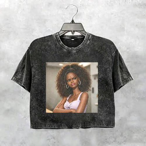 Disgusted Face Black Skin Girl Funny Meme Tee