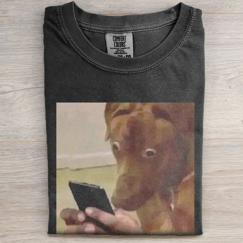 SHOCKED DOG MEME TEE