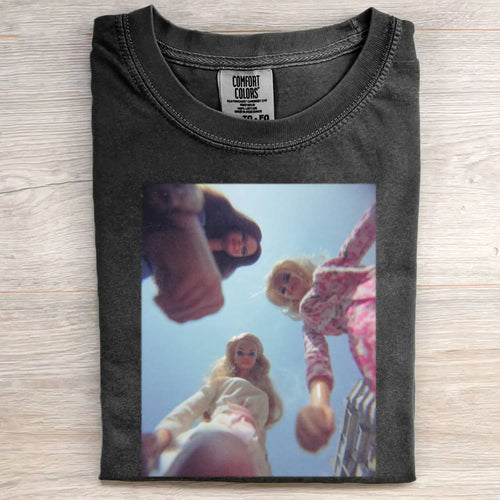 Battle Girl Funny Meme Retro Graphic Tee