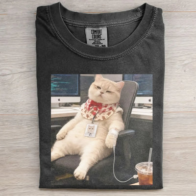 FUNNY CAT MEME TEE