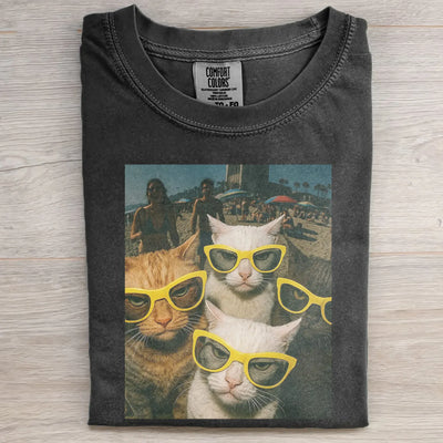 FUNNY CAT MEME TEE