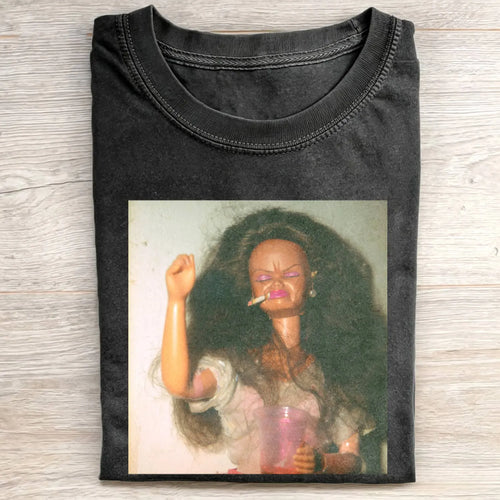 Party Nightlife Feral Girl Funny Meme T-Shirt