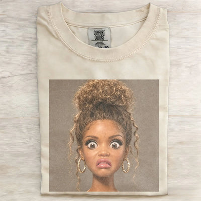 Disgusted Face Girls Funny Meme Tee