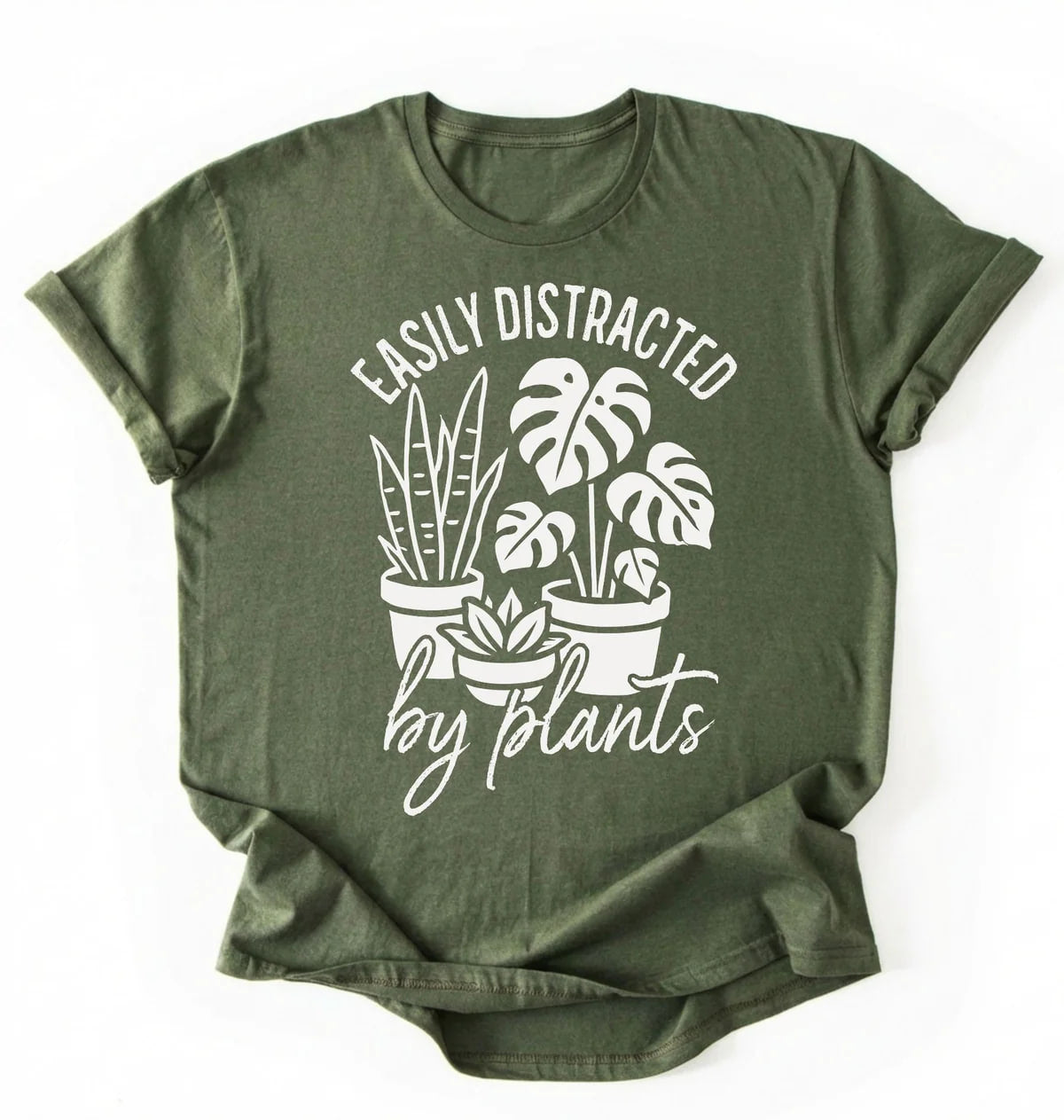 Easily Distracted by Plants Shirt | Plant Lover Gardener Gift