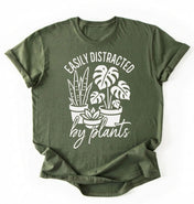 Easily Distracted by Plants Shirt | Plant Lover Gardener Gift