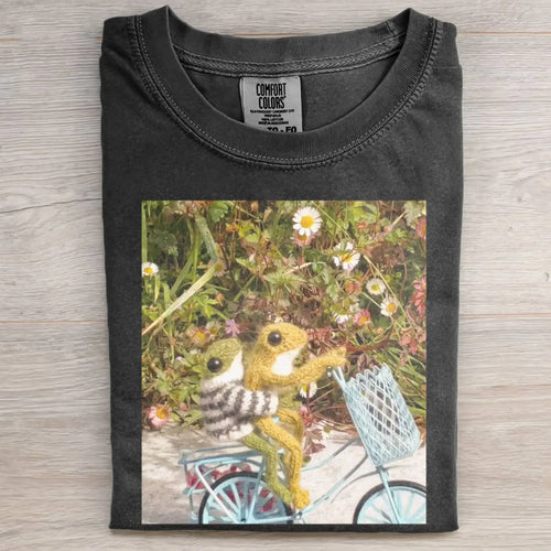 KNITTEDFROG FROGANDTOAD FUNNY DAILY TEE