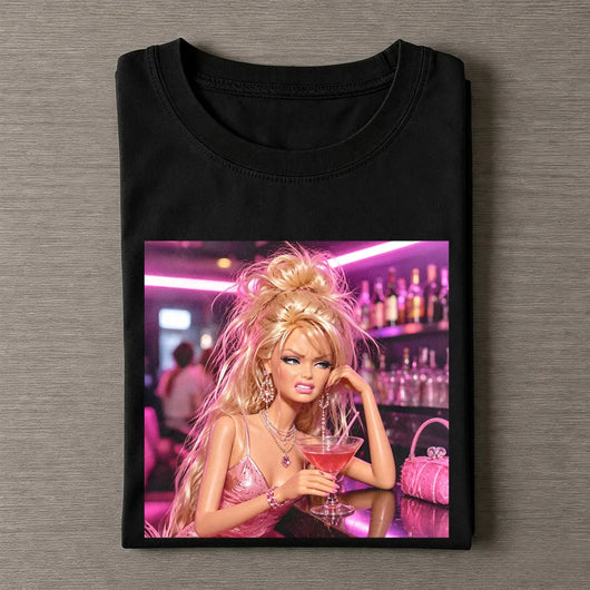 Party Nightlife Feral Girl Funny Meme T-Shirt