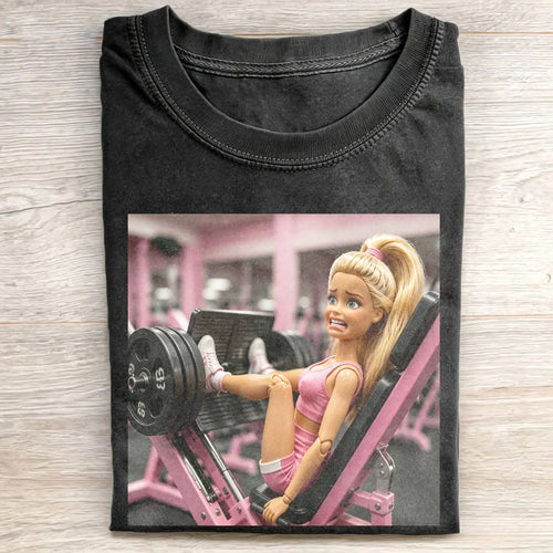 Unhinged Gym Girl Face Funny Meme Tee