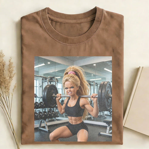 Gym Girl Vibe Funny Meme Graphic Tee