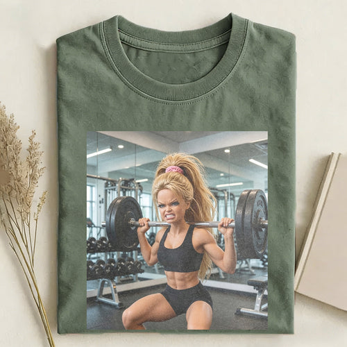 Gym Girl Vibe Funny Meme Graphic Tee