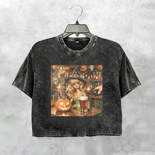 Halloween Wacky Girls Funny Meme Tee