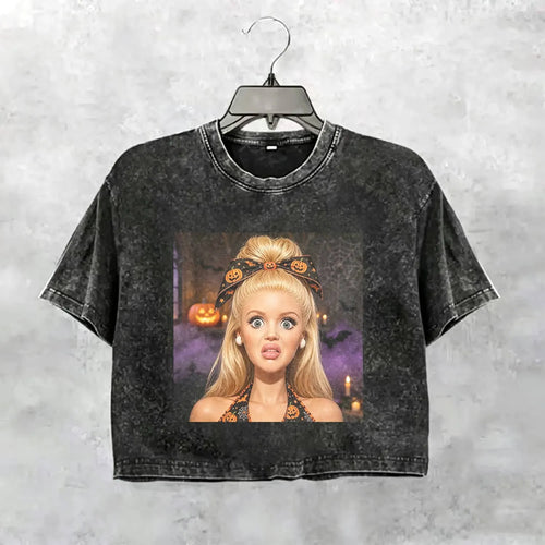 Halloween Wacky Girls Funny Meme Tee