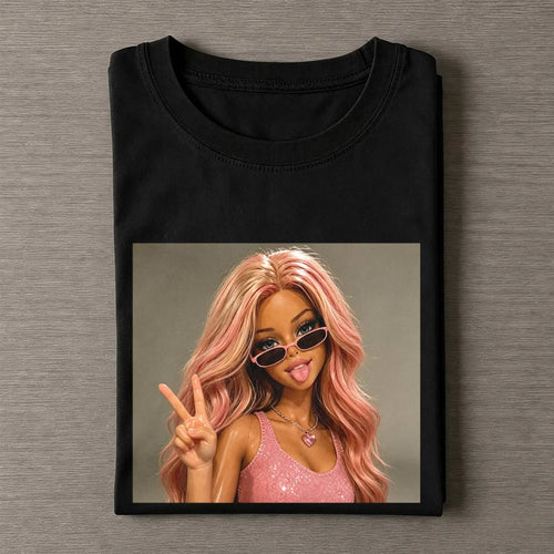 Unhinged Girl Funny Meme Tee