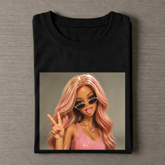 Unhinged Girl Funny Meme Tee
