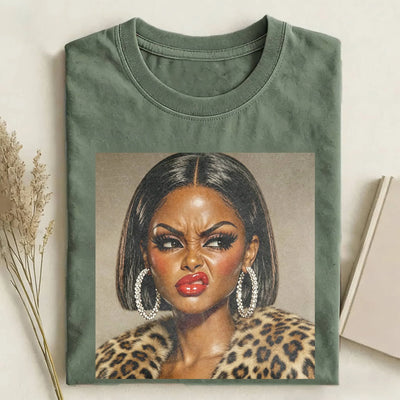 Disgusted Face Girls Funny Meme Tee