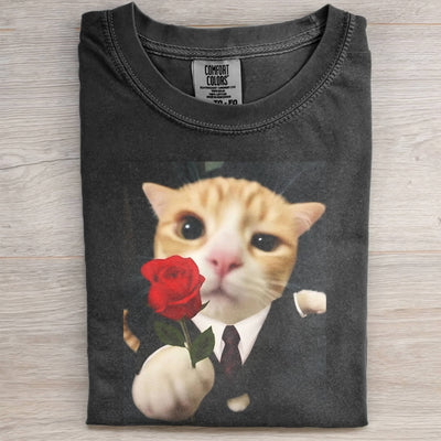 CAT ROSE TEE