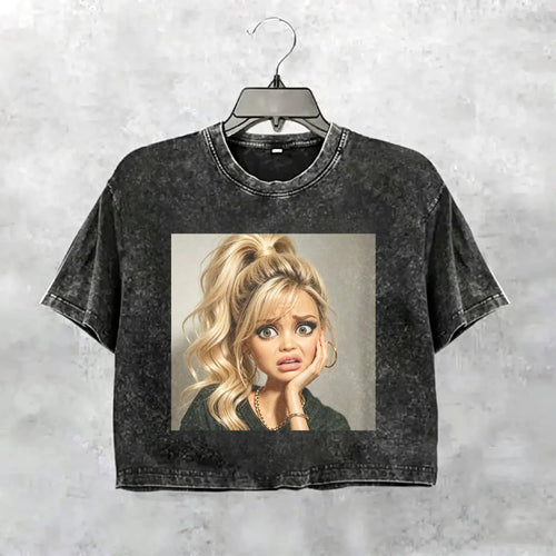 Disgusted Face Girl Funny Meme Tee