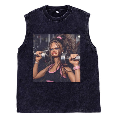 Gym Girl Vibe Funny Meme Graphic Tee
