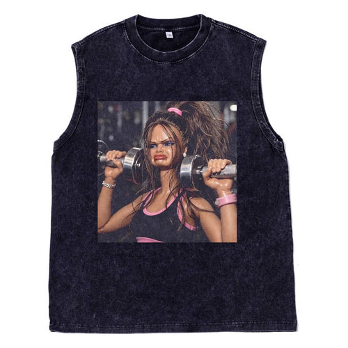Gym Girl Vibe Funny Meme Graphic Tee