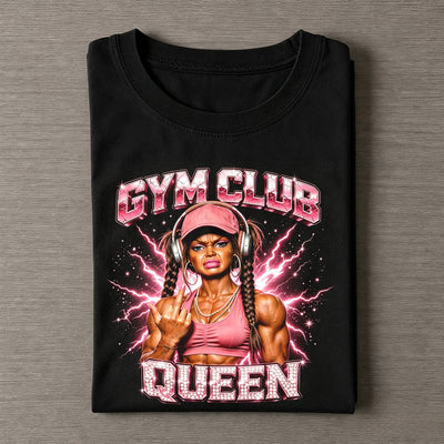 Unhinged Gym Girl Face Funny Meme Tee