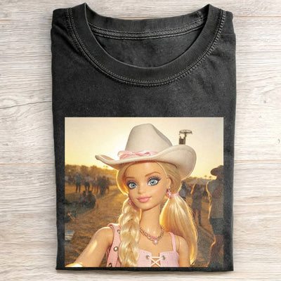 Unhinged Cowgirl Western Funny Tee