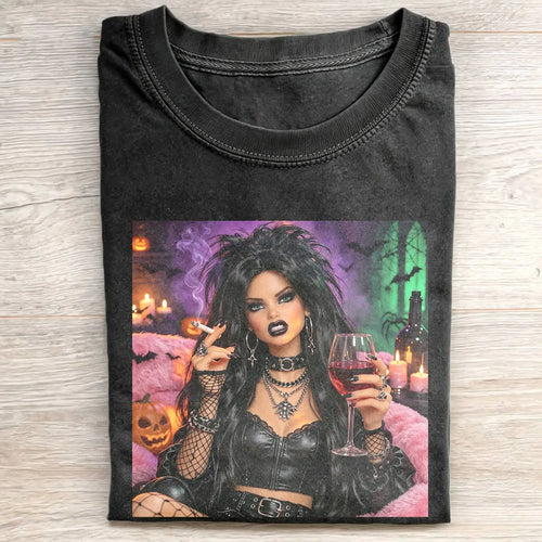Halloween Wacky Girls Funny Meme Tee