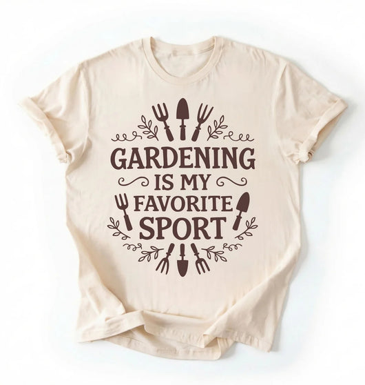 Gardening Is My Favorite Sport Shirt | Funny Gardener Gift
