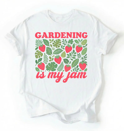 Gardening Is My Jam Shirt | Funny Gardening Shirt Gift for Plant Lovers