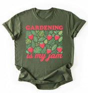 Gardening Is My Jam Shirt | Funny Gardening Shirt Gift for Plant Lovers
