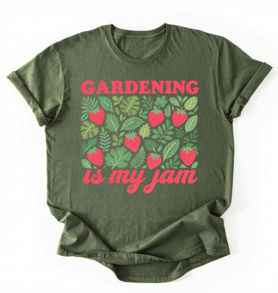 Gardening Is My Jam Shirt | Funny Gardening Shirt Gift for Plant Lovers