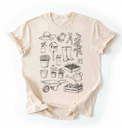 Gardening Tools Shirt | Vintage Gardener Plant Lover Gift