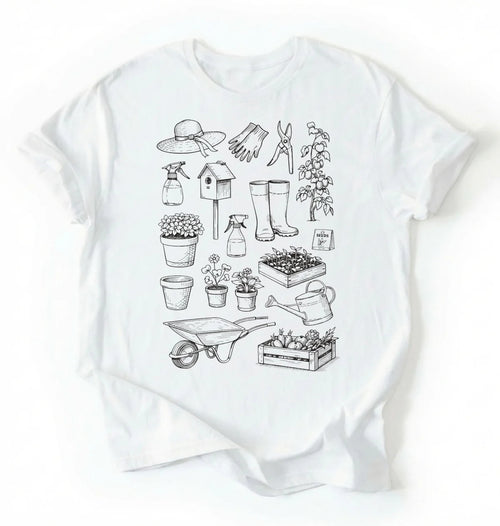 Gardening Tools Shirt | Vintage Gardener Plant Lover Gift