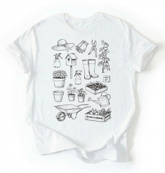 Gardening Tools Shirt | Vintage Gardener Plant Lover Gift