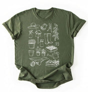 Gardening Tools Shirt | Vintage Gardener Plant Lover Gift