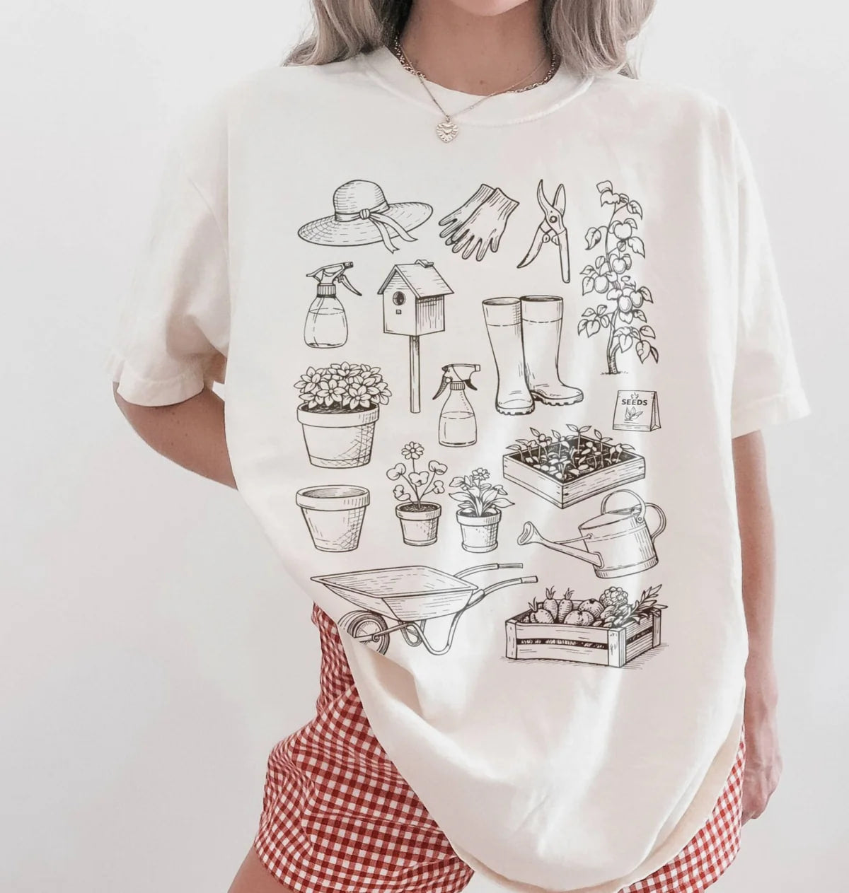 Gardening Tools Shirt | Vintage Gardener Plant Lover Gift