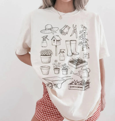 Gardening Tools Shirt | Vintage Gardener Plant Lover Gift