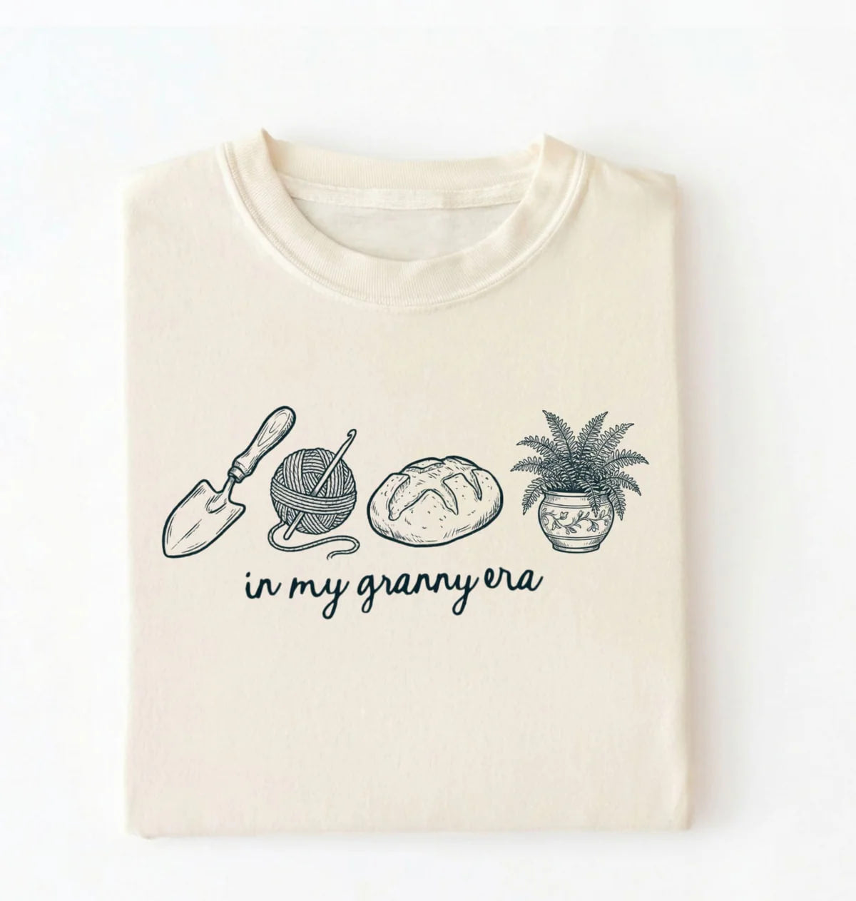 In My Granny Era T-Shirt | Cottagecore Plant Lover Gift