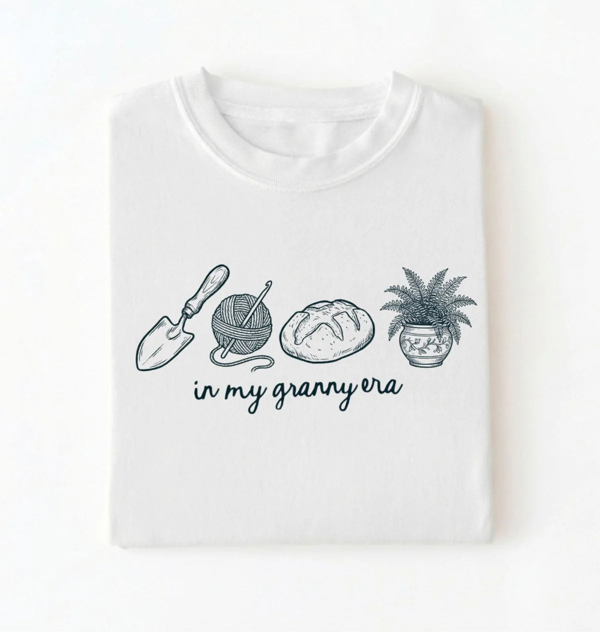 In My Granny Era T-Shirt | Cottagecore Plant Lover Gift