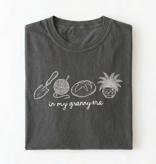 In My Granny Era T-Shirt | Cottagecore Plant Lover Gift