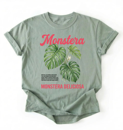 Monstera Deliciosa Shirt | Plant Lover Botanical Gift