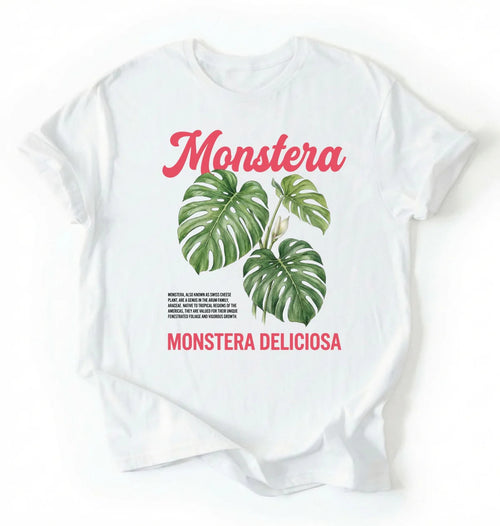 Monstera Deliciosa Shirt | Plant Lover Botanical Gift