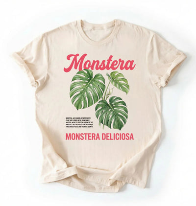 Monstera Deliciosa Shirt | Plant Lover Botanical Gift
