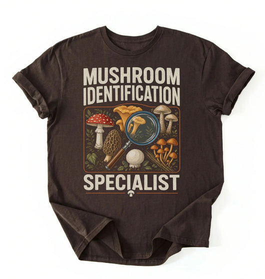 Mushroom Identification Specialist Shirt | Funny Foraging Shirt Gift