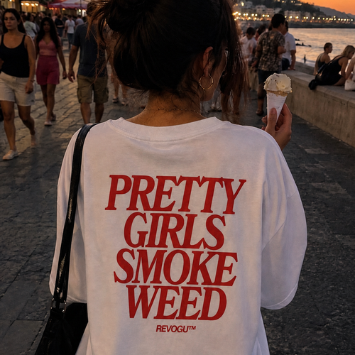 Pretty Girls Smoke Weed Too T-Shirt