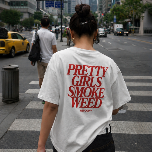 Pretty Girls Smoke Weed Too T-Shirt