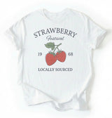 Strawberry Festival Shirt | Vintage Strawberry Graphic Tee Gift