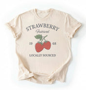 Strawberry Festival Shirt | Vintage Strawberry Graphic Tee Gift